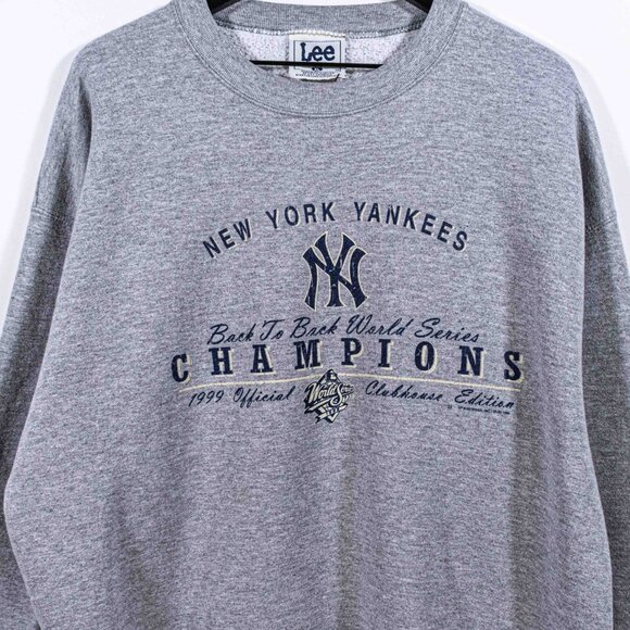 New York Yankees 1999 World Series Champions Sweatshirt XL Lee Sport VTG 90s MLB - Picture 2 of 7